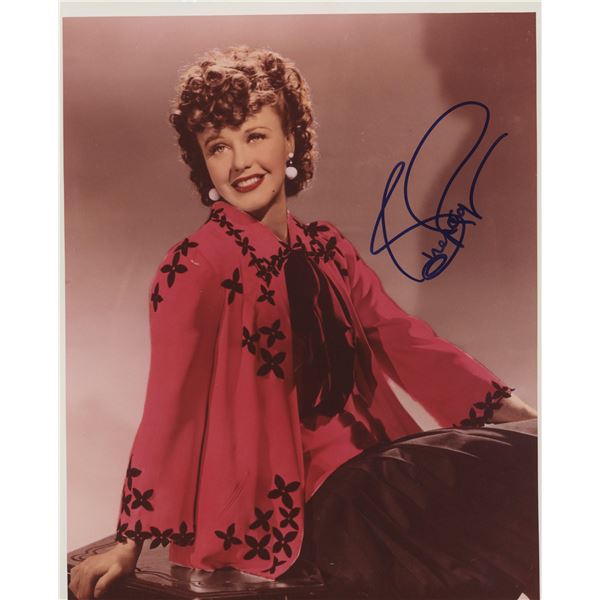 Ginger Rogers signed photo