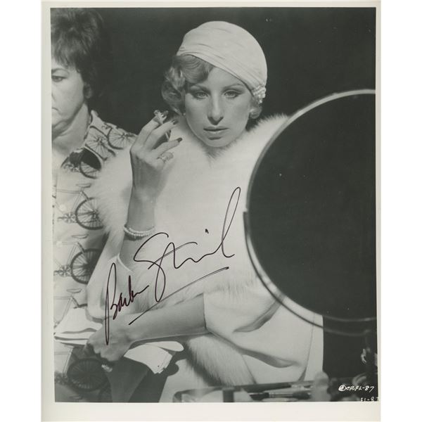 Barbara Streisand signed photo
