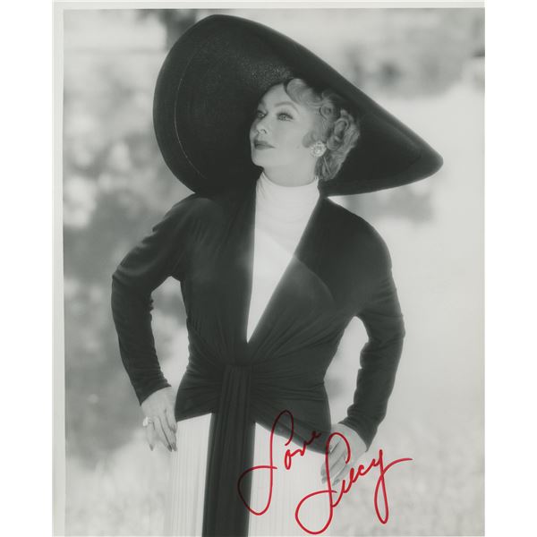 Lucille Ball signed photo