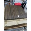 Image 1 : 7-Brown Wicker Style Glasstop 4 Top Tabletop - 32" x 32" - 7 X $