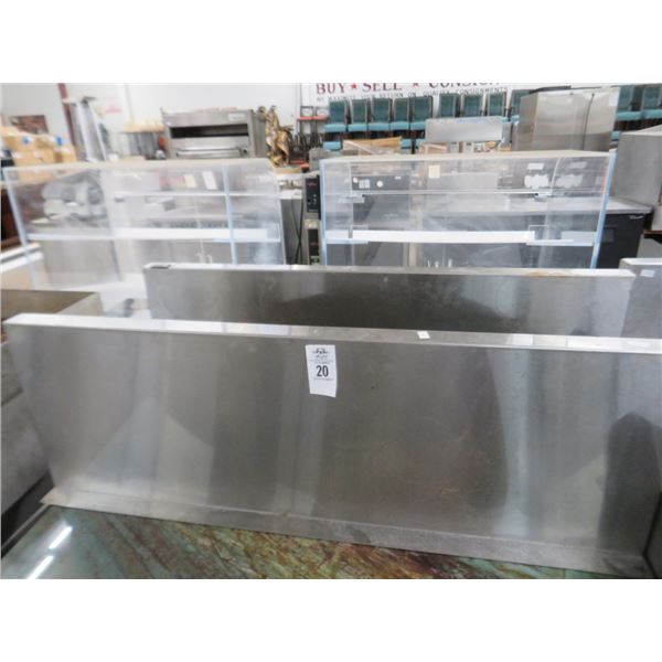 2-3' S/S Overshelf - 2 X $