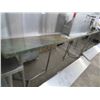 Image 1 : 9' Granite Top Table w/S/S Base (Granite Has A Crack)