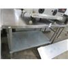 Image 1 : 4' S/S Table w/Undershelf