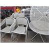 Image 2 : 4-Patio Table w/4 Chairs - 4 X $