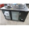 Image 1 : Everest 56" Ref. 2 Door Back Bar Bottle Merchandiser - 35 Deg.