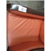 Image 2 : 12-Mahogany/Red Padded Lounge Armchairs - 12 X $