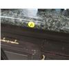 Image 2 : Mahogany Granite Top 6' Hall Cabinet