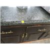 Image 2 : Mahogany Granite Top 6' Hall Cabinet