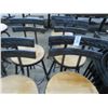 Image 2 : 5-Metal/Wood Swivelback Bar Stools - 5 X $