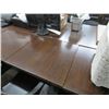 Image 2 : 10-Mocha (8) 2/6 Top (2) Pedestal Dining Tables - 10 X $