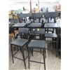 Image 1 : 20-Black Metal Bar Stools - 20 X $