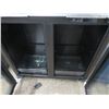 Image 2 : U-Line 3' Glass 2 Door Under Cabinet Reach In Cooler Left 29° Right 44°