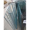 Image 2 : Coated Wire Racks (4) & Grid Wall