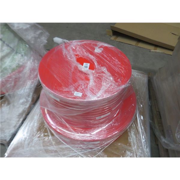 20-Red Round Tabletop - 20 X $