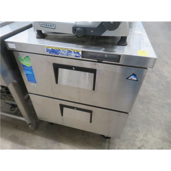 Everest Ref. 2 Drawer S/S Worktop 35°