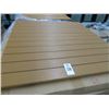 Image 2 : 23-Tan Slat Tabletop - 31" x 31" - 23 X $