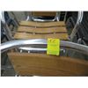 Image 2 : 9 New Teak Slat Column Bar Stools 9 x $