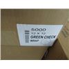 Image 2 : 10 Case of 5000 12" x 12"  Green Check Deli Wrap 10 x $ Retail $85/Case