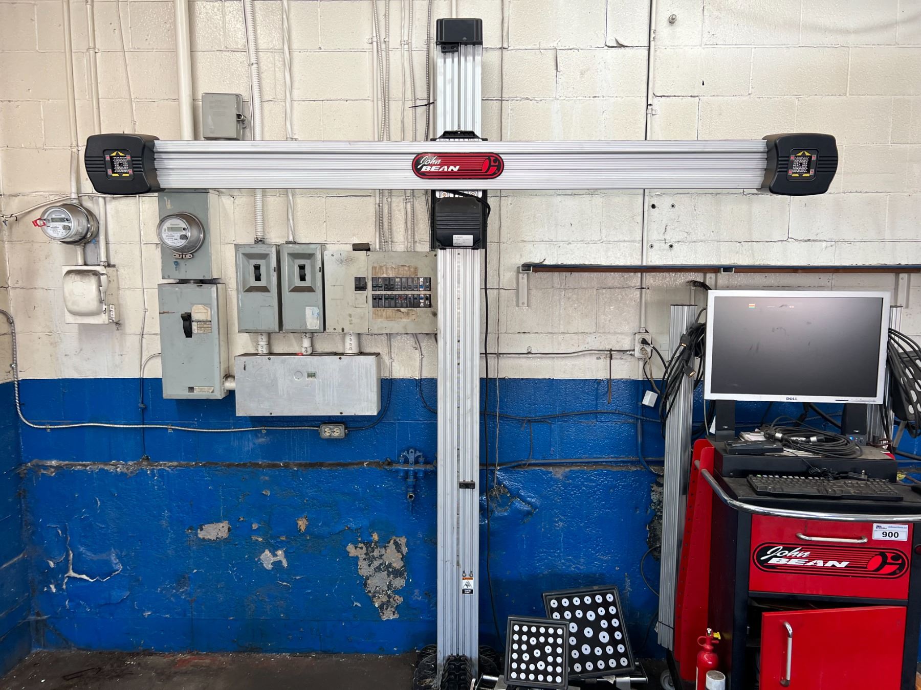 JOHN BEAN VISUAL LINE AL4000 SERIES WHEEL ALIGNMENT SYSTEM WITH 12,000 ...