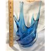 Image 2 : Blue Chalet Glass  Vase , RARE Amethyst Splash
