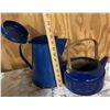 Image 2 : Blue Spackle Coffee Pot, Vintage Tea Pot