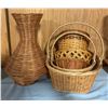 Image 1 : Wicker Collection of Baskets , bowls and pots