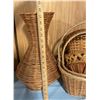 Image 2 : Wicker Collection of Baskets , bowls and pots
