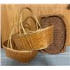 Image 1 : Wicker Collection #2 with Baskets and trays