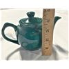 Image 2 : Green Ceramic Tea Pot