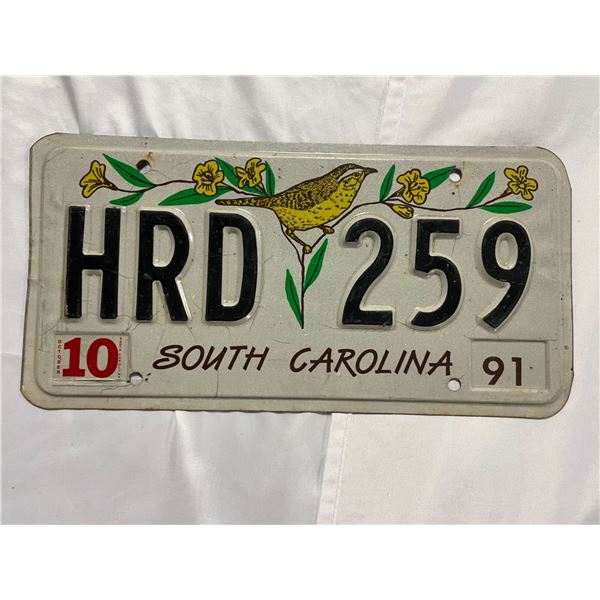 License Plate , South Carolina