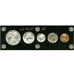 RARE 1937 Proof Set! Contains Coins Five Cent Through Half. Choice To Gem Proof Condition