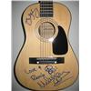 Miley And Billy Ray Cyrus Guitar-autographed