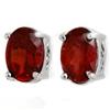 2.0 ctw Garnet Stud Earrings 14kt Gold Jewelry