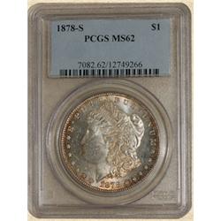 1878-S Morgan $ MS62 PCGS