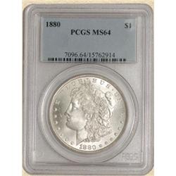 1880 Morgan $ MS64 PCGS
