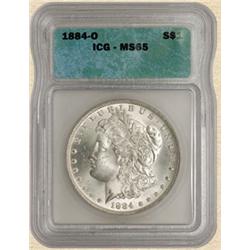 1884-O Morgan $ MS65 ICG