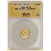1891 $2.5 Liberty MS60 Details ANACS Doubled Die Reverse