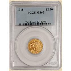 1915 $2.5 Indian MS62 PCGS