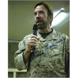 Chuck Norris Autographed Photo