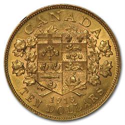 Canada 10 Dollars Gold Average Circulated