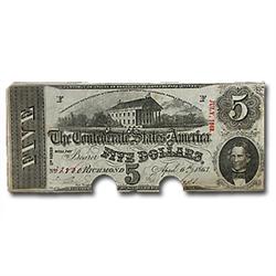 $5.00 (T-60) Capitol-Richmond, VA - (Very Fine- Cancelled)