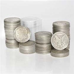 LOT OF 20 MORGAN SILVER DOLLARS 1878-1921