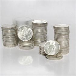 Lot of 20 Peace Silver Dollars