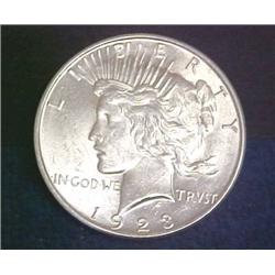 1923 Peace Dollar Uncirculated Condition