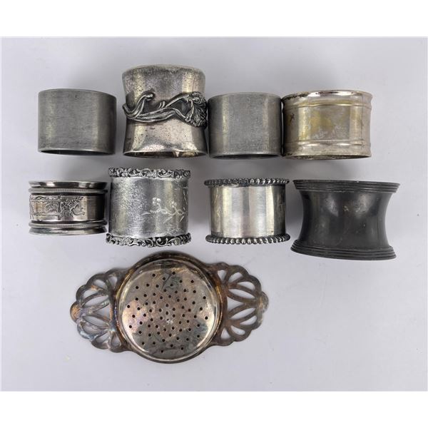 Antique Plate Rings Antique Silver Plate Napkin Rings