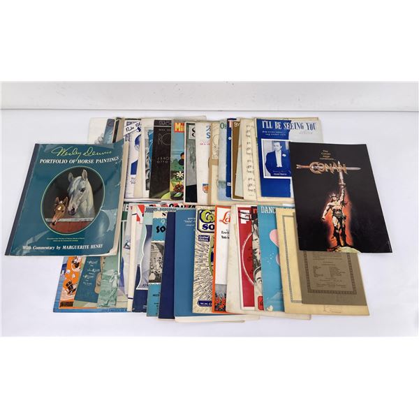 Group of Antique Sheet Music