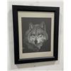 Image 1 : Deborah Liszt Scratchboard Wolf Drawing