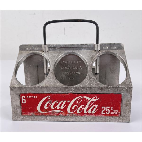 Coca Cola Metal Six Bottle Carrier