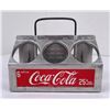 Image 1 : Coca Cola Metal Six Bottle Carrier