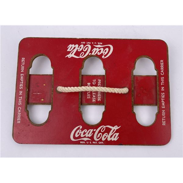 Coca Cola Wood Six Bottle Carrier